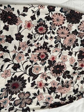 Loft floral pencil skirt